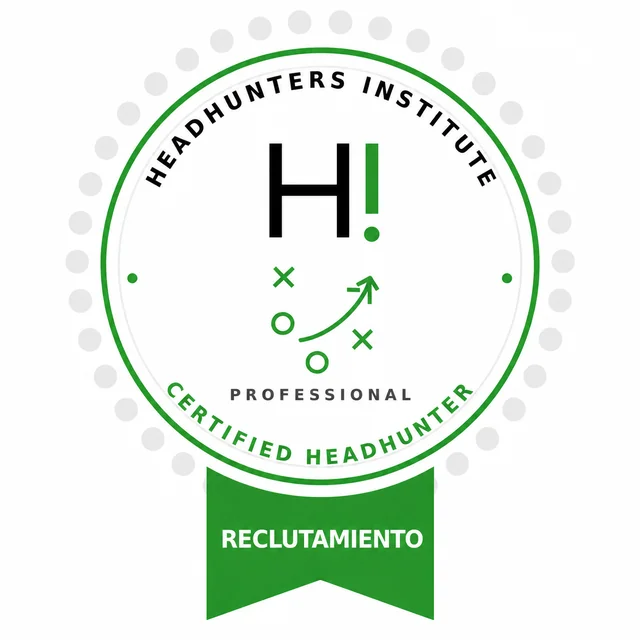 Badge oficial de Reclutamiento de la certificación de Headhunters Institute